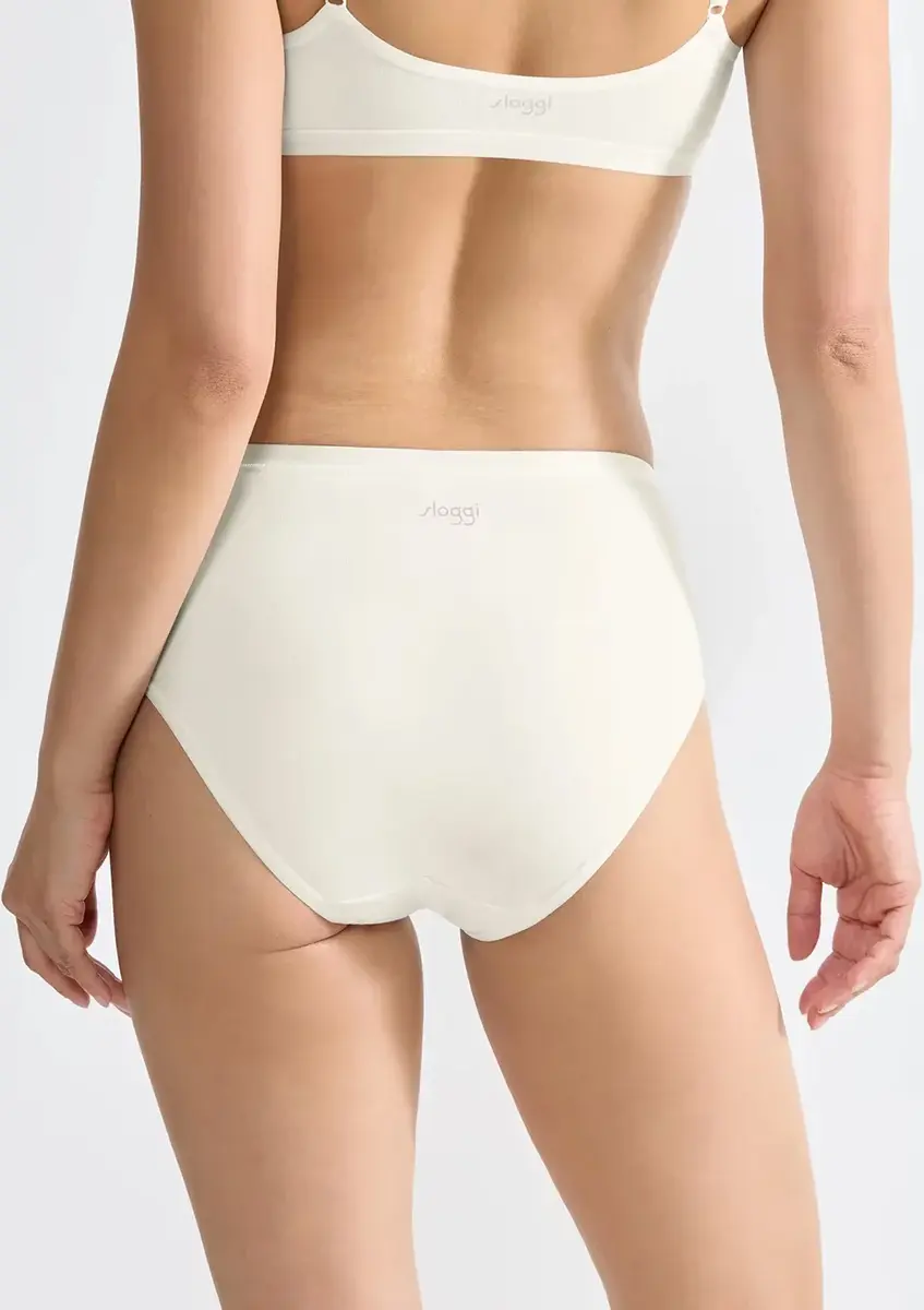 Sloggi 3-pack dames Go midi slip - Daily biologisch katoen heup slips