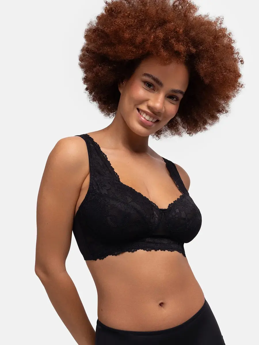 Dorina kanten Bralette - Zonder beugel - Aina - Niet gevulde bh zonder beugel - Grote maten bralette