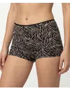 Avet dames boxershort microfiber - Safari