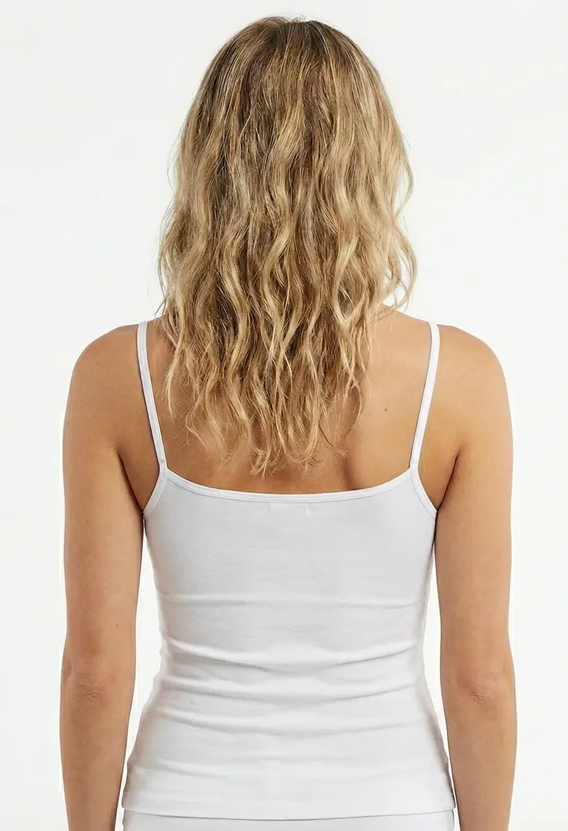 Beeren dames spaghetti hemdje Brigitte - 100% katoenen dames onderhemd - smalle bandjes