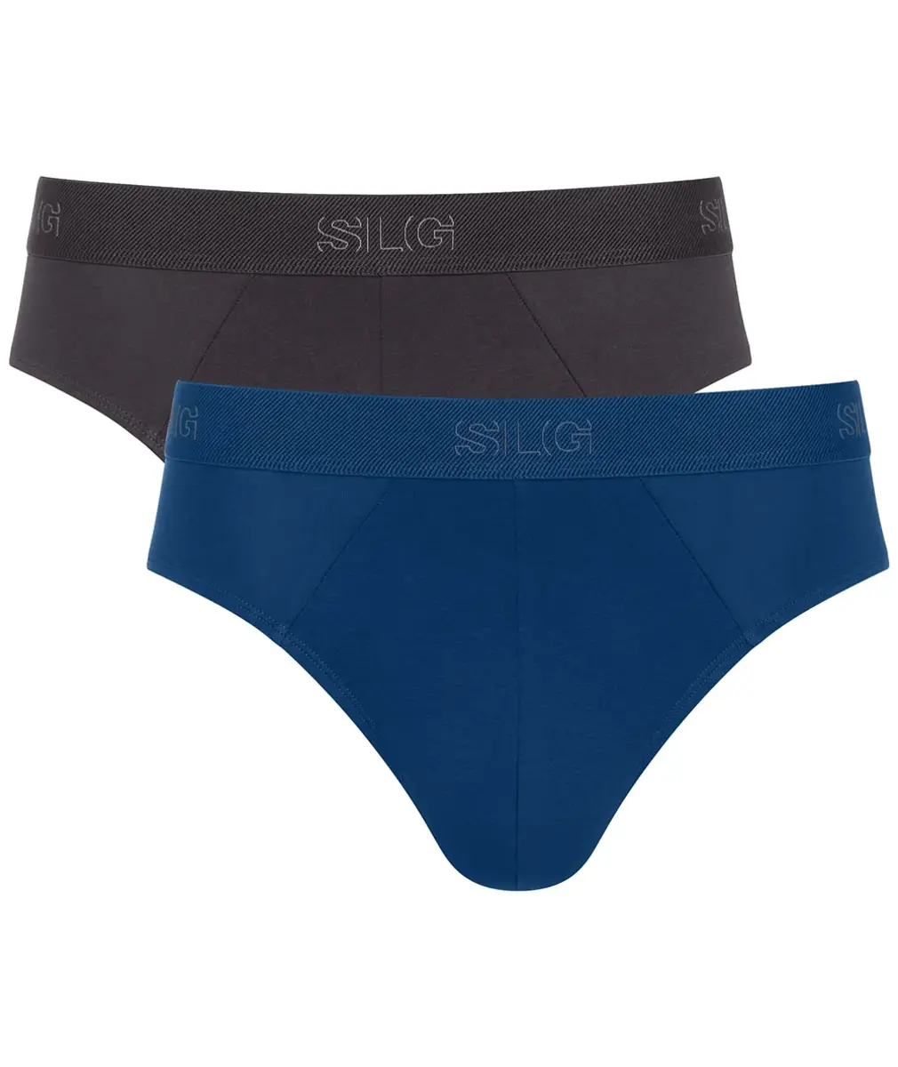 Sloggi 2-pak Midi/Brief heren slips - SLG Base