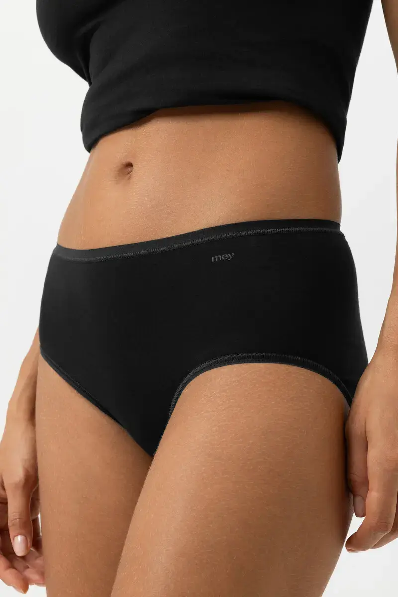 Mey dames taille slip - Biologisch katoenen dames onderbroek - Maxi ondergoed vrouwen