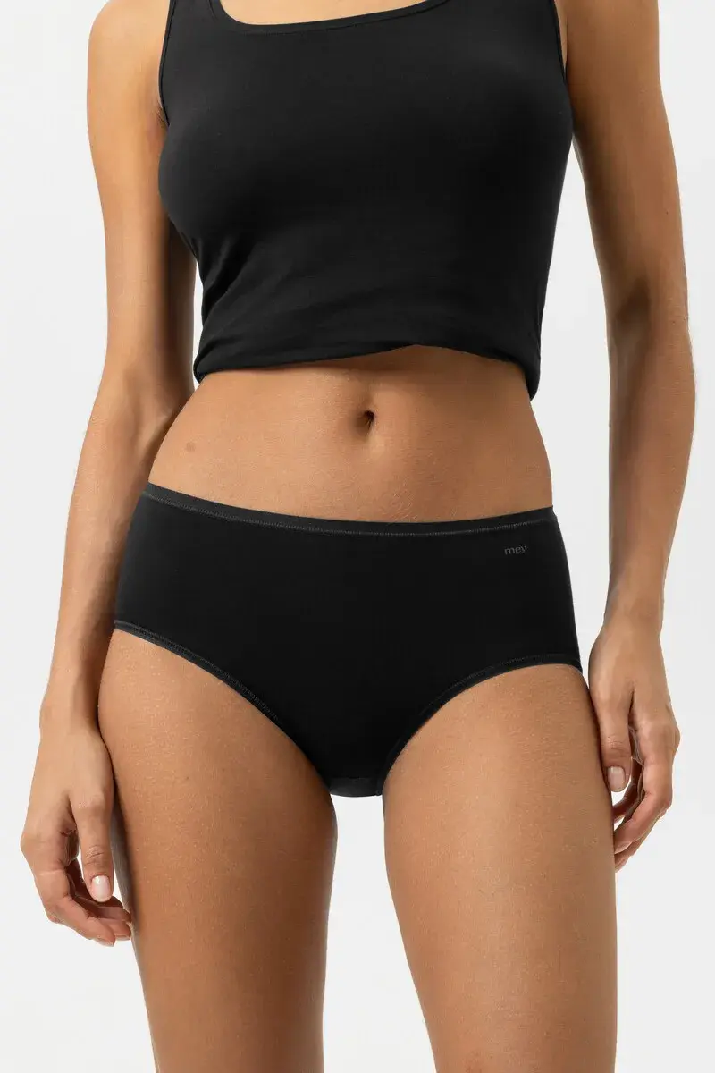 Mey dames taille slip - Biologisch katoenen dames onderbroek - Maxi ondergoed vrouwen