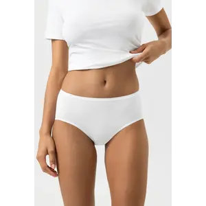 Mey dames taille slip - Biologisch katoenen dames onderbroek - Maxi ondergoed vrouwen