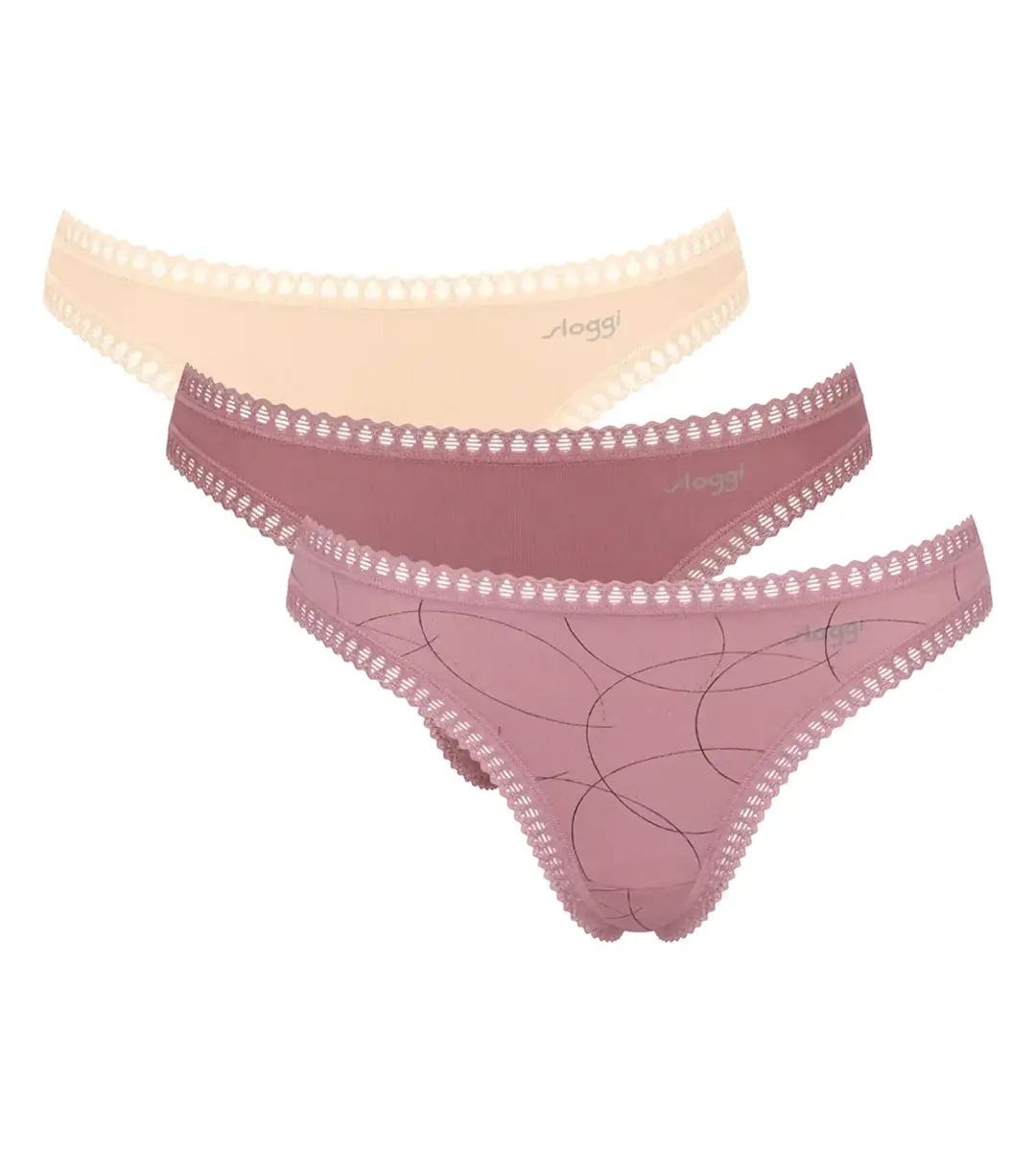 Sloggi 3-pack Go Crush string dames
