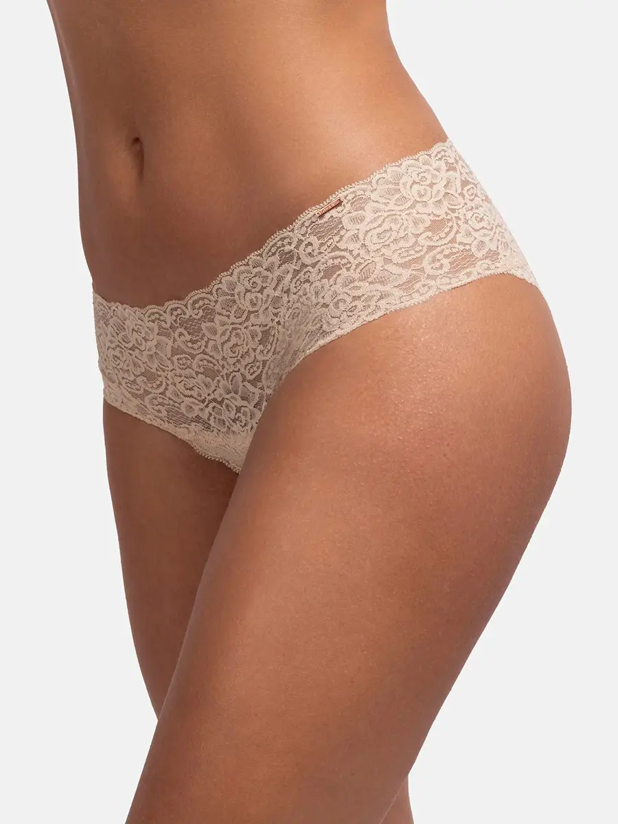 Dorina Dames slip 3-pack Kant - Lana - Kanten dames onderbroeken - microfiber ondergoed