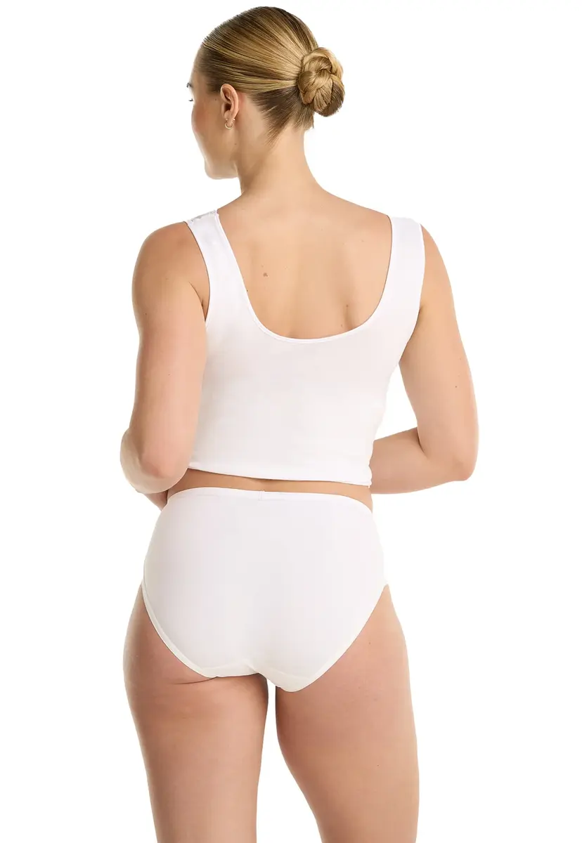 Ten Cate Basics midi lace - kanten dames heupslip - Kanten vrouwen ondergoed - Biologisch katoen - Badstof kruisje