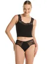 Ten Cate Basics midi lace - kanten dames heupslip - Kanten vrouwen ondergoed - Biologisch katoen - Badstof kruisje