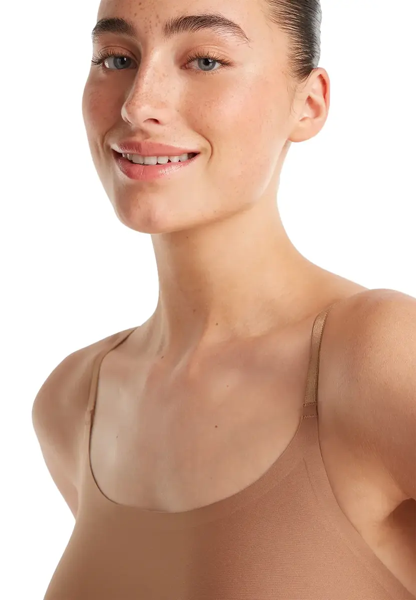 Ten Cate Secrets spaghetti hemd dames - Invisible - Naadloos vrouwen onderhemd met smalle bandjes