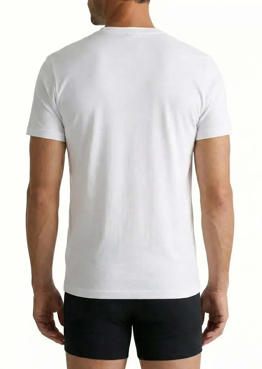 Boru Bamboo heren T-shirt korte mouw  - Bamboe ondershirt mannen - Ronde hals