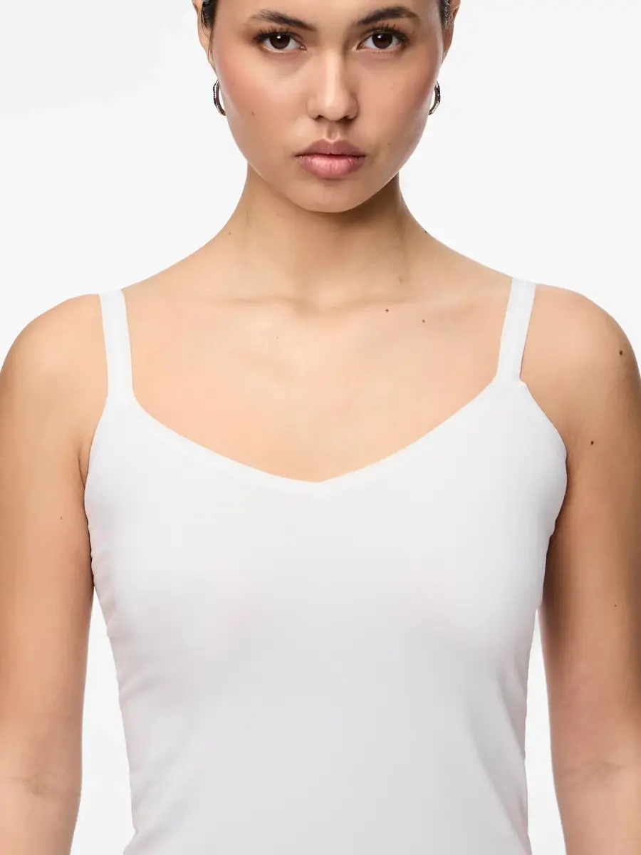 Pieces naadloze onderjurk - Ballroom - Gladde onderjurk - Wit - Huidskleur - Zwart