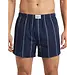 Funderwear-Fun2wear wijde heren boxershort krijtstreep - Katoenen losse boxershort met gulp - Donkerblauw