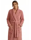 Ten Cate dames badjas Fleece - Pink Teddy