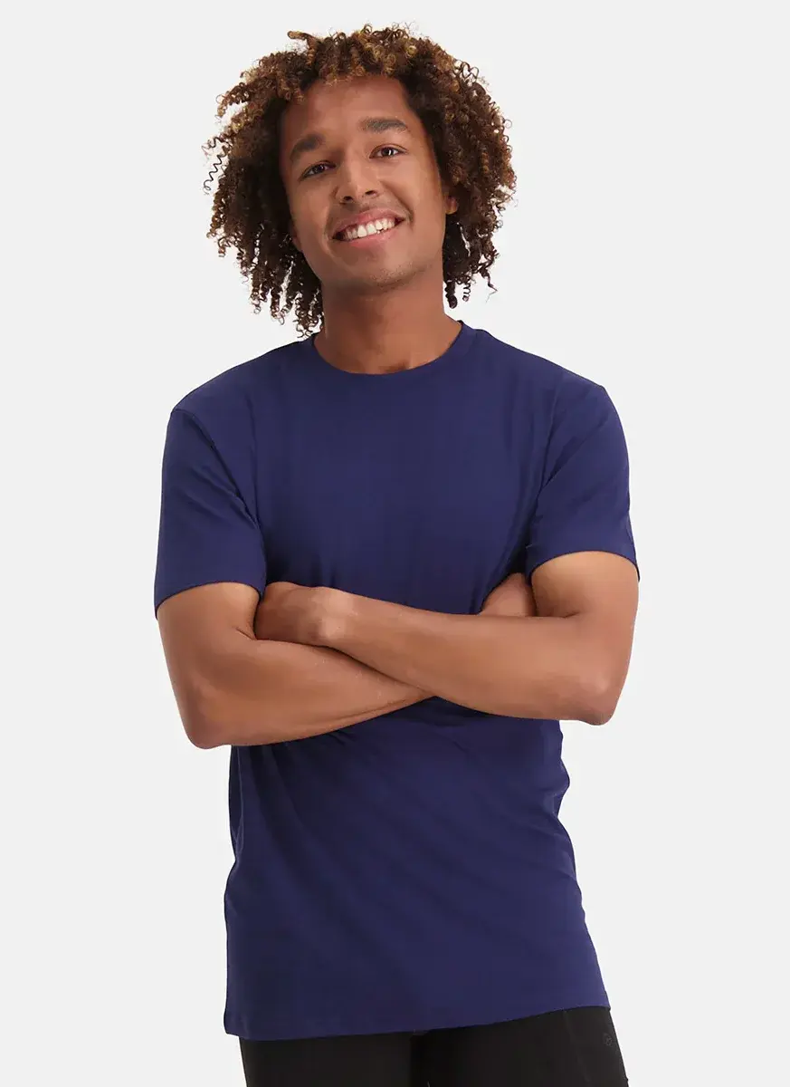 Bamboo Basics 2-pak t-shirt ronde hals - Ruben - Bamboe heren ondershirt korte mouw - Wit - Zwart - Donkerblauw - Huidskleur - Witte t shirts hren Bamboo Basics 2-pak t-shirt ronde hals - Ruben - Bamboe heren ondershirt korte mouw - Wit - Zwart - Donkerblauw - Huidskleur - Witte t shirts hren