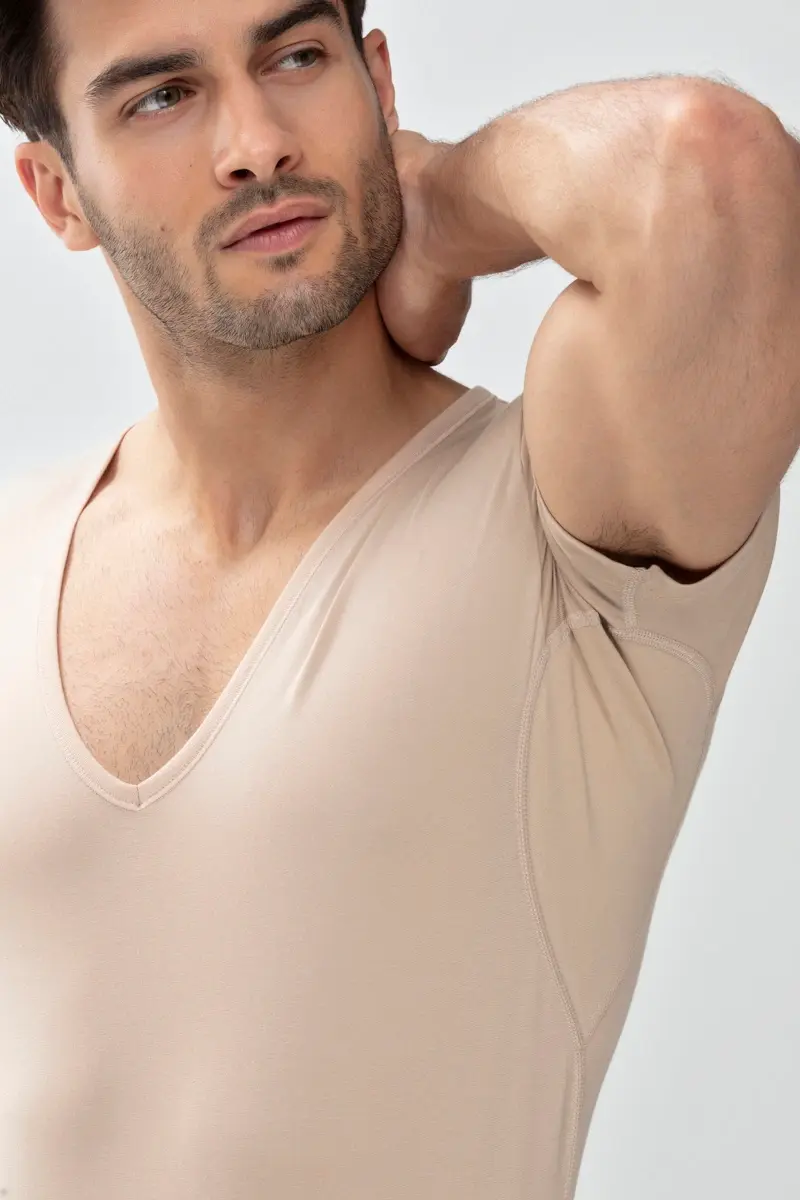Mey heren Ondershirt - Dry Cotton - Business slim fit - T-shirt voor onder overhemd - Schijnt niet door - Diepe V-hals