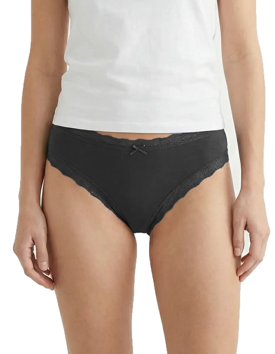 Nina von C 3-pack dames Jazzpant - Kant