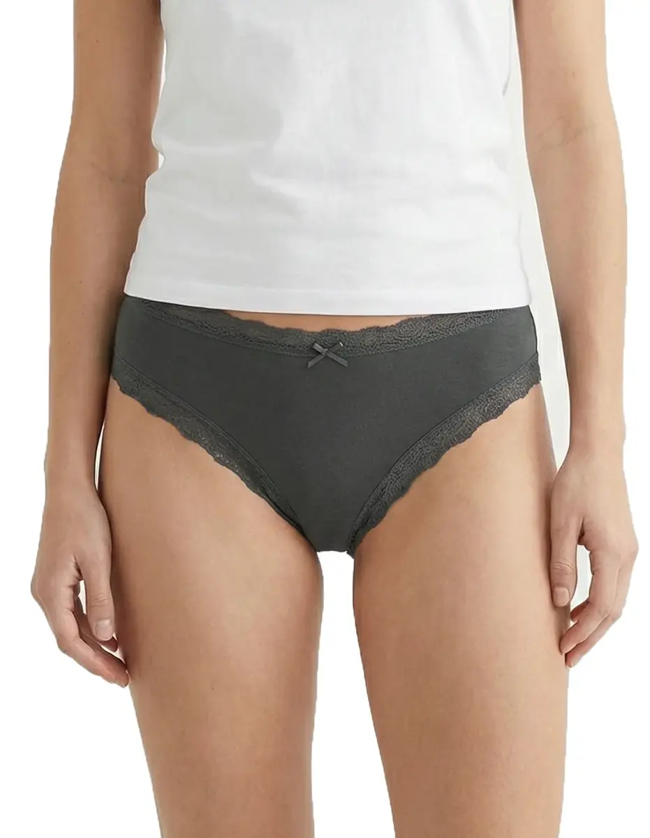 Nina von C 3-pack dames Jazzpant - Kant