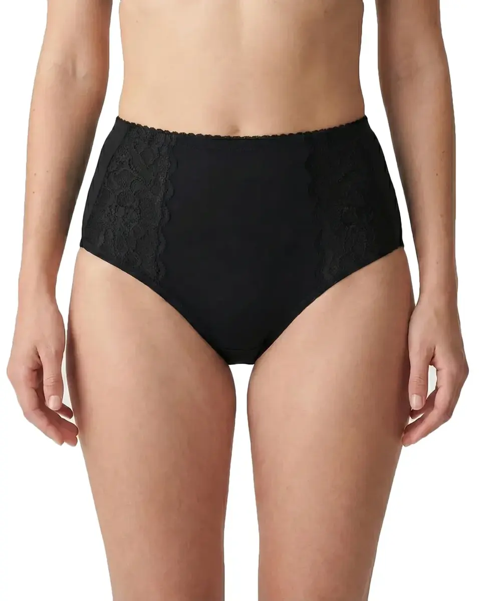 Fine Woman 9-pak dames slip kant  - 9039 - Goedkope Multipack onderbroeken - Elastisch katoen