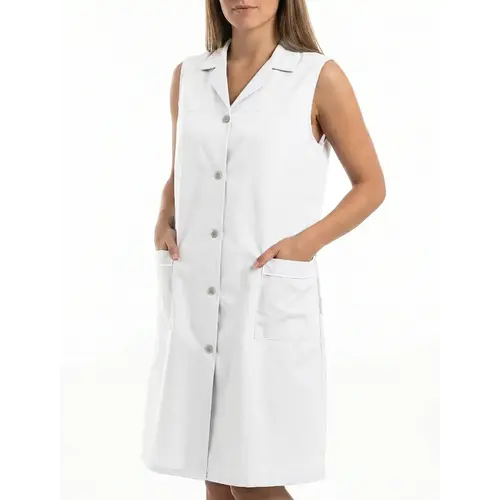 Schriks Jasschort wit mouwloos Schriks Jasschort wit mouwloos