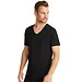 Ten Cate 2-Pack Heren T-Shirt V-hals - 32325 - Mannen ondershirts korte mouw - Elastisch biologisch katoen - Zwart