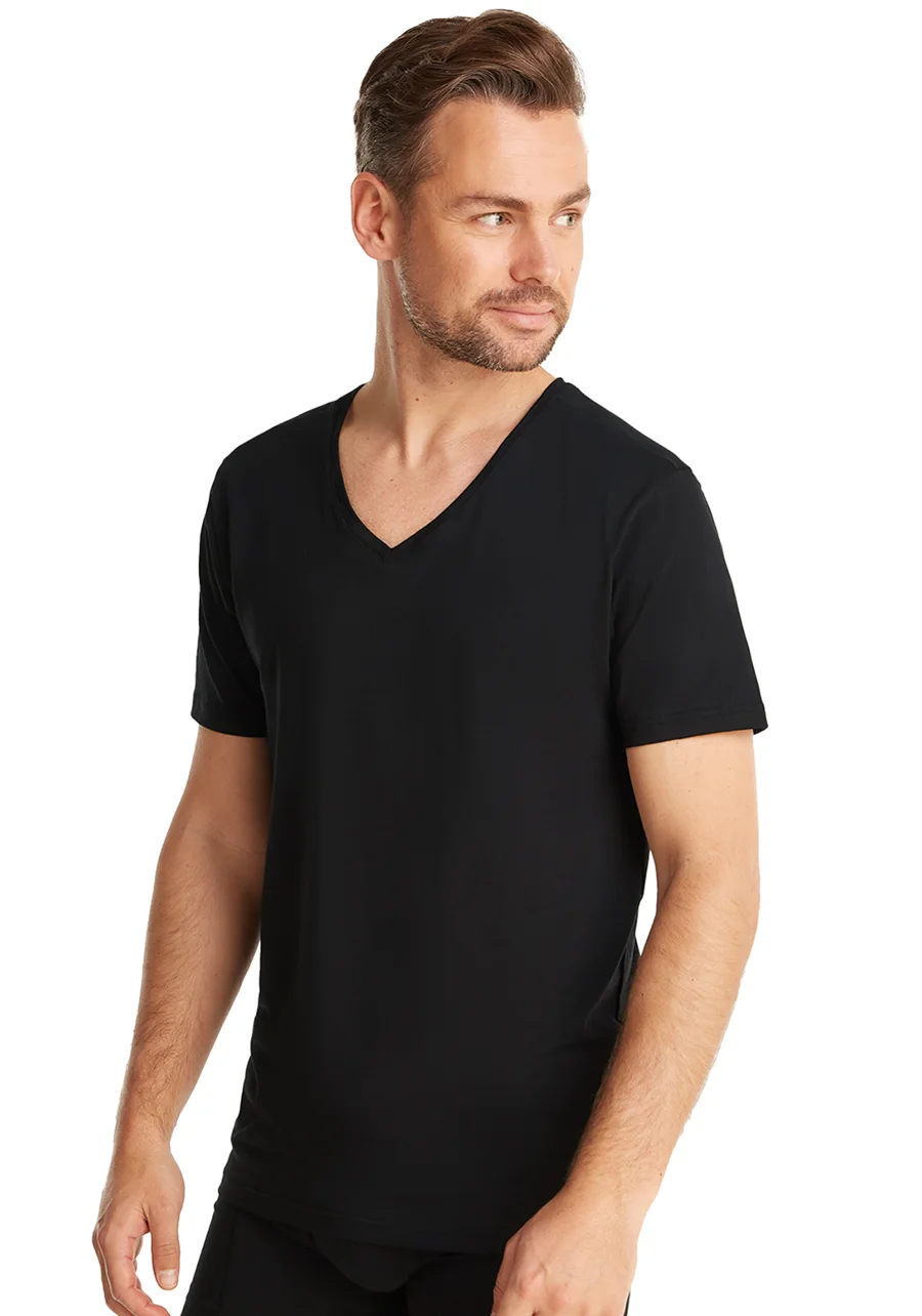 Ten Cate 2-Pack Heren T-Shirt V-hals - 32325