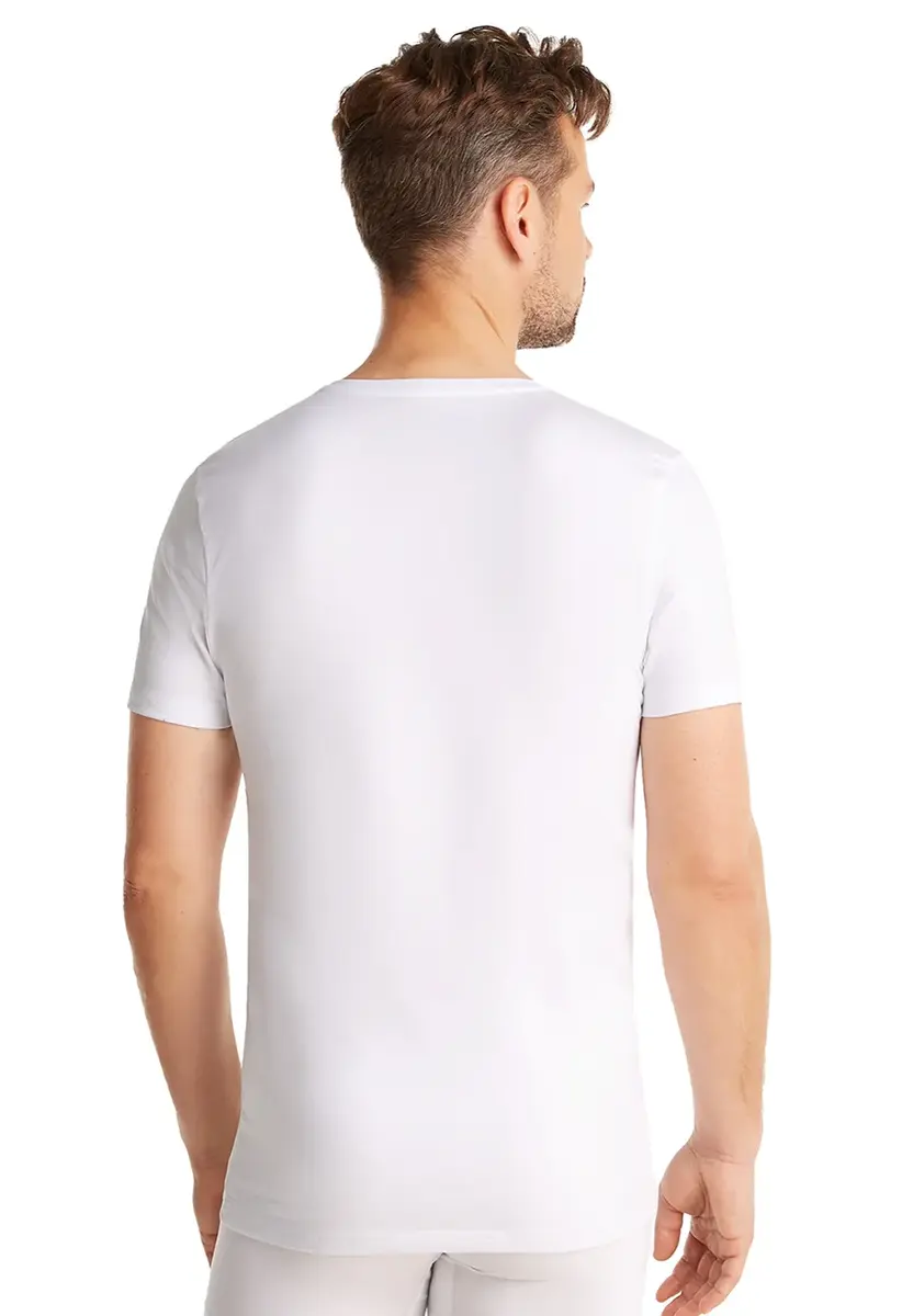 Ten Cate 2-Pack Heren T-Shirt V-hals - 32325 - Mannen ondershirts korte mouw - Elastisch biologisch katoen