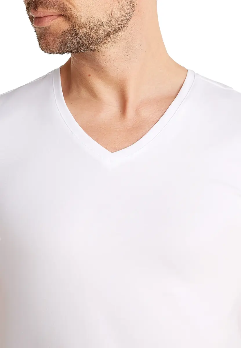 Ten Cate 2-Pack Heren T-Shirt V-hals - 32325 - Mannen ondershirts korte mouw - Elastisch biologisch katoen