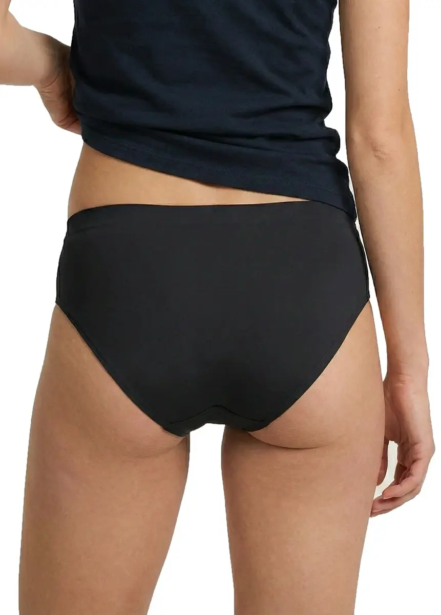 Perini meisjes slip microfiber - Naadloos - Wit - Zwart - Meisjes ondergoed