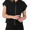 Pieces lounge vest met rits - Zip sweat vest