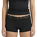 Avet kanten boxershort dames 38832 - Dames onderbroek - kanten ondergoed -badstof kruisje - wit en zwart - Zwart