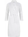 Pastunette / Pasha dames Badjas Fleece/badstof - Witte sauna badjas