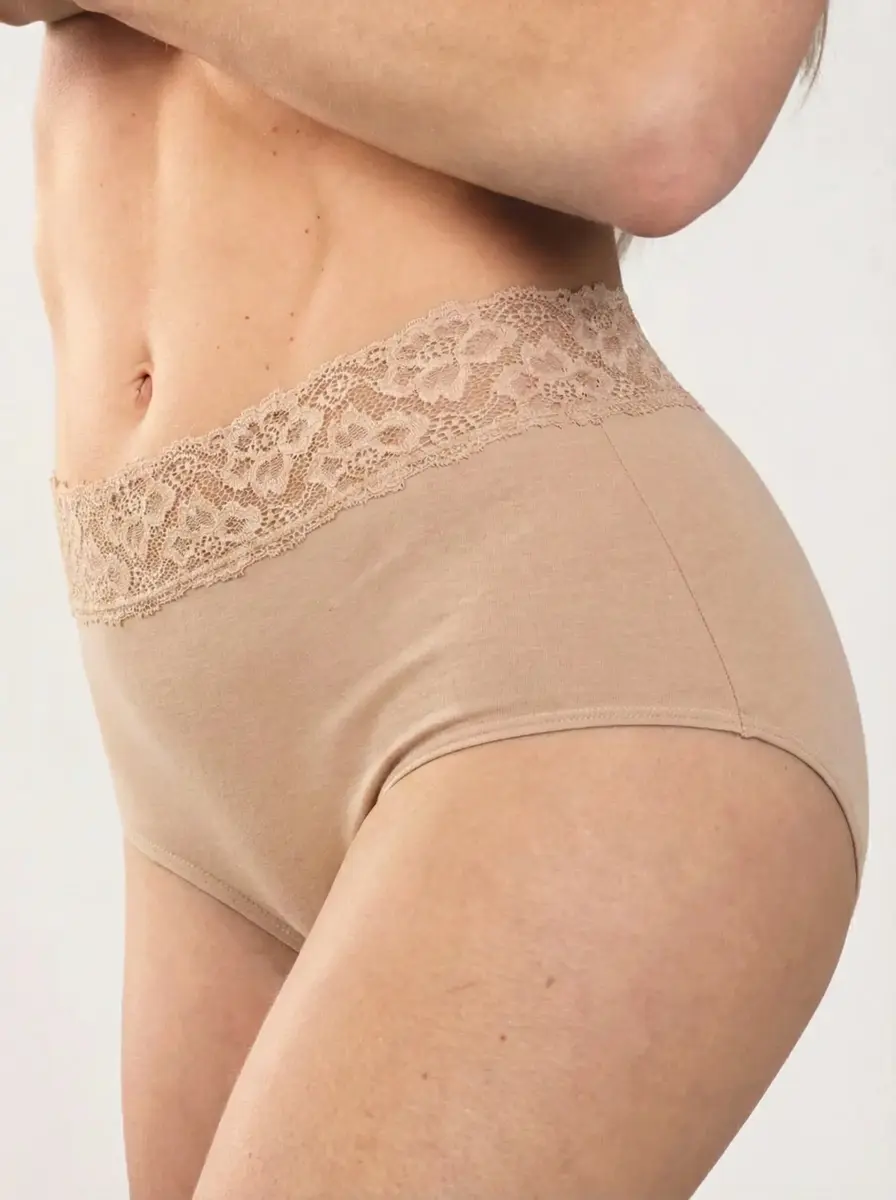 Nina von C kanten modal taille slip dames - Hoge kanten dames onderbroek