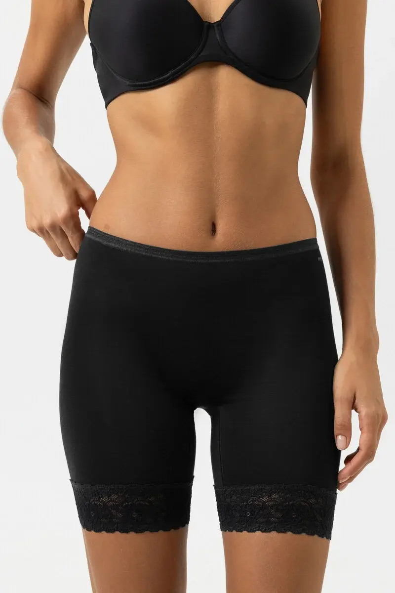 Mey dames boxershort lange pijpjes Lights Basics - Kanten onderbroek lange pijpjes - Broekje voor onder jurk
