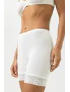 Mey dames boxershort lange pijpjes Lights Basics - Kanten onderbroek lange pijpjes - Broekje voor onder jurk