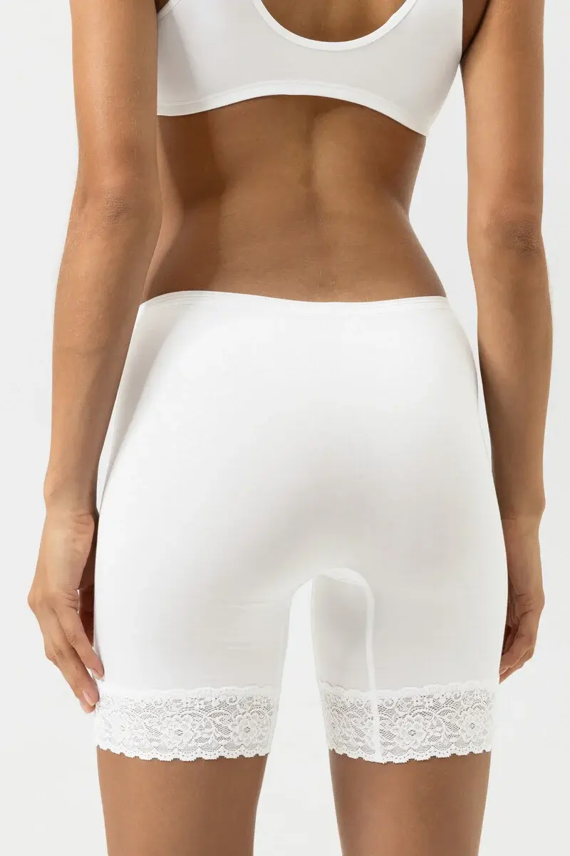 Mey dames boxershort lange pijpjes Lights Basics - Kanten onderbroek lange pijpjes - Broekje voor onder jurk
