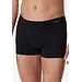 Schiesser heren boxershort - Naadloze randen - Laser Cut - Biologisch katoenen seamless heren onderbroek - Zwart