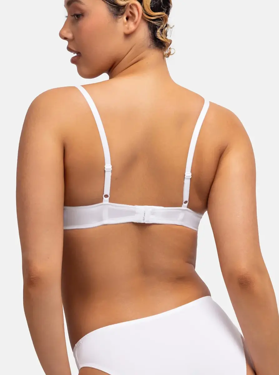 Dorina BH Beugel - T-shirt BH licht gevuld - Schijnt niet door - Goedkope maar goede bh - Zwart - Huidskleur - wit