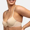 Dorina BH Beugel - T-shirt BH licht gevuld - Schijnt niet door - Goedkope maar goede bh - Zwart - Huidskleur - wit