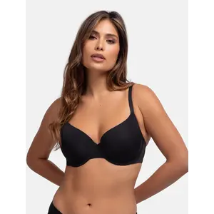 Dorina BH Beugel - T-shirt BH licht gevuld - Schijnt niet door - Goedkope maar goede bh - Zwart - Huidskleur - wit