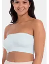 Magic bandeau BH - Naadloze Bandeau Top - Met vulling - Uitneembare pads - Wit, zwart, beige