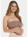 Magic bandeau BH - Naadloze Bandeau Top - Met vulling - Uitneembare pads - Wit, zwart, beige