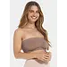 Magic bandeau BH - Naadloze Bandeau Top - Met vulling - Uitneembare pads - Wit, zwart, beige - Macchiato