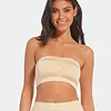 Magic bandeau BH - Naadloze Bandeau Top - Met vulling - Uitneembare pads - Wit, zwart, beige