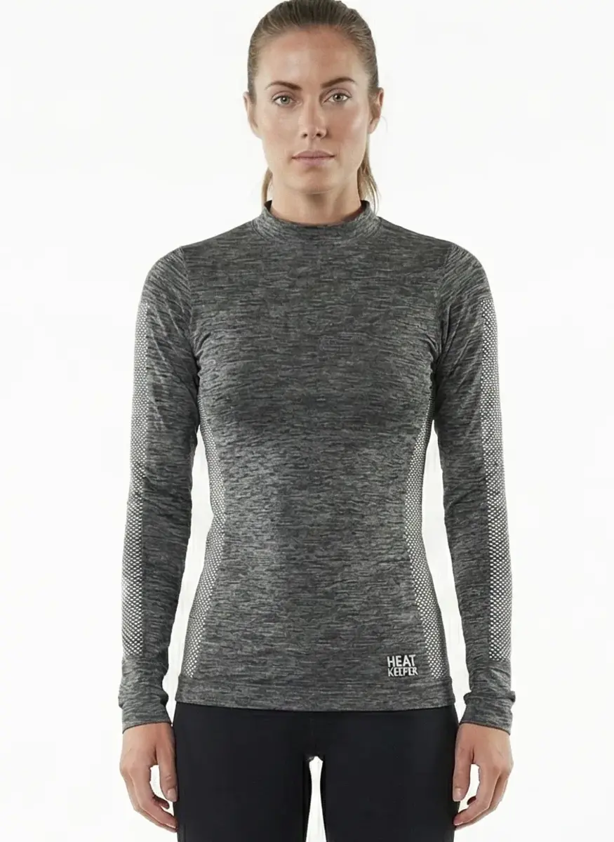 Heatkeeper Thermo ondergoed dames lange mouw - Techno - Warm Thermo shirt hoge hals