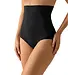 Avet corrigerende hoge slip dames - Buik correctie - Hoge shapewear brief - Badstof kruisje - Zwart