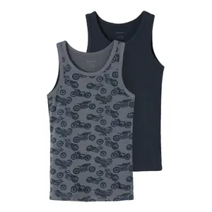 Name-it 2-pak jongens hemden - Turbulence - Katoenen kinder onderhemd Name-it 2-pak jongens hemden - Turbulence - Katoenen kinder onderhemd