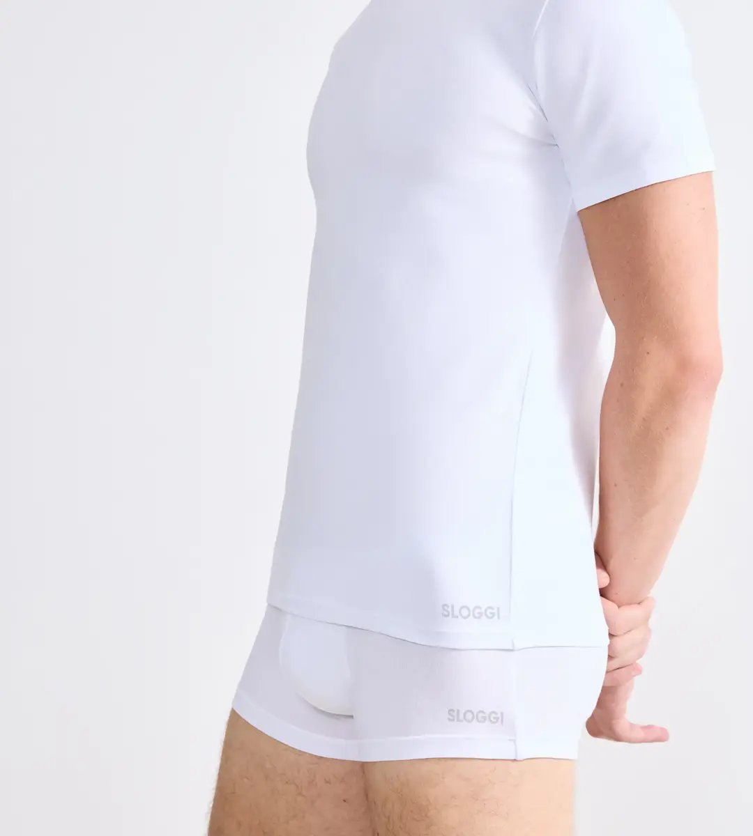 Sloggi 2-pack Go Abc heren T-shirts Korte mouw - Ronde hals - Mannen ondershirt elastisch katoen -