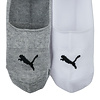 Puma 6-paar footies sokken - Lage sneaker sokken - Voordeelverpakking kousenvoetjes - Sokken voor in loafers