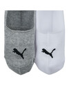 Puma 6-paar footies sokken - Lage sneaker sokken - Voordeelverpakking kousenvoetjes - Sokken voor in loafers
