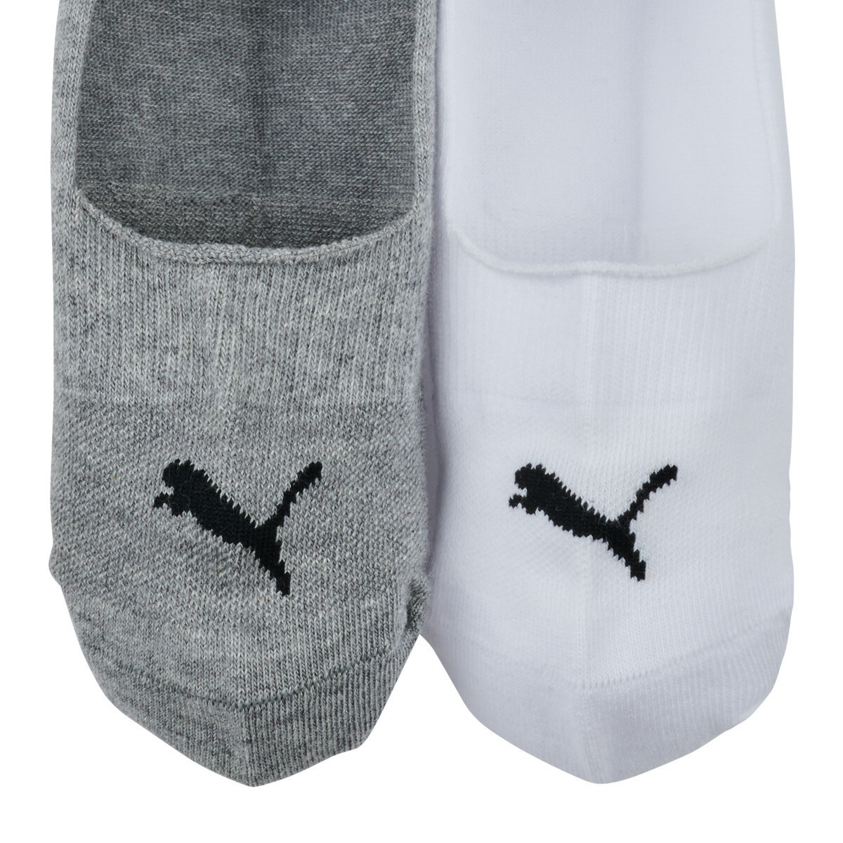 Puma 6-paar footies sokken - Lage sneaker sokken - Voordeelverpakking kousenvoetjes - Sokken voor in loafers